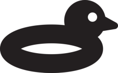 Duck Float Vinyl Svg File, Free Vectors File